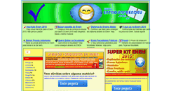 Desktop Screenshot of entrouaprendeu.com.br